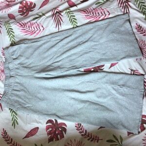 Large Wide-Leg Grey Sweatpants: Universal Threads Goods Co.
